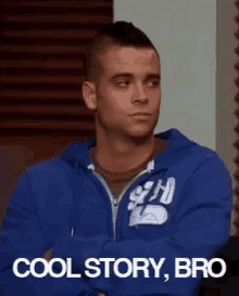 Cool Story, Bro GIF - Coolstorybro Glee Puck GIFs