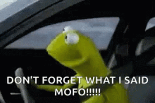 Kermit Say What GIF - Kermit Say What Dont Forget GIFs