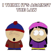 i think its against the law stan marsh wendy south park mr hankey the christmas poo