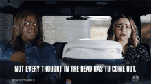 Not Every Thought In The Head Has To Come Out Mae Whitman GIF - Not Every Thought In The Head Has To Come Out Mae Whitman Annie Marks GIFs
