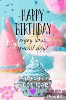 happy birthday to you cupcake enjoy your day happy birthday to you cupcake enjoy your day