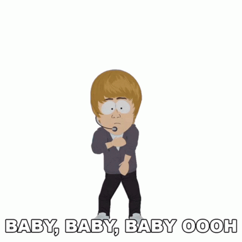 Baby Baby Baby Oooh Justin Bieber Sticker Baby Baby Baby Oooh Justin Bieber South Park Discover Share Gifs