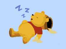 winnie the pooh sleep sleeping cute