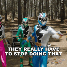 They Really Have To Stop Doing That Dino Fury Blue Ranger GIF - They Really Have To Stop Doing That Dino Fury Blue Ranger Ollie Akana GIFs