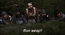 Monty Python Running GIFs | Tenor