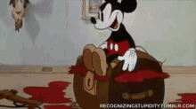 Unpacking GIF - Unpacking Explode Mickey Mouse GIFs
