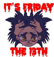 Friday13th Friday The13 Sticker - Friday13th Friday13 Friday The13 Stickers