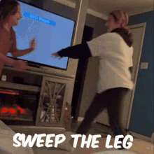 Sweep The Leg Karate GIF - Sweep The Leg Karate Sisters GIFs