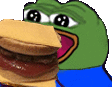Churger Churgered Sticker - Churger Churgered Pepe Stickers