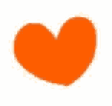 orange heart beating orange heart beating