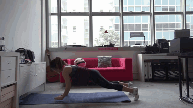 Up And Down Planks Home Workouts Gif Up And Down Planks Home Workouts Travel Workouts Discover Share Gifs