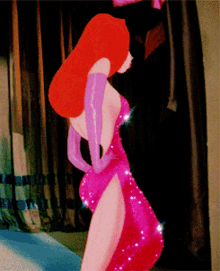 Jessica Rabbit Dress GIF - Jessica Rabbit Dress Red Hair GIFs