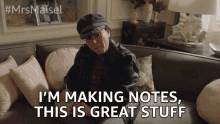 Im Making Notes This Is Great Stuff GIF - Im Making Notes This Is Great Stuff Writing GIFs