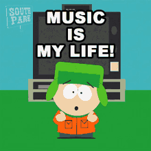 Music Is My Life Kyle Broflovski GIF - Music Is My Life Kyle Broflovski South Park GIFs