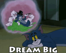 Dream Big GIF - Dreambig Tom Jerry GIFs