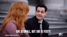 Shi Is Small But She Is Feisty David GIF - Shi Is Small But She Is Feisty David Zoeys Extraordinary Playlist GIFs