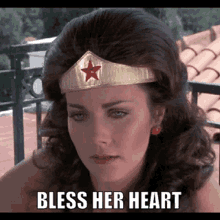 Wonder Woman Lynda Carter GIF - Wonder Woman Lynda Carter Bless Her Heart GIFs