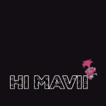 Hi Hi Mavi GIF - Hi Hi Mavi Dark Mavi GIFs