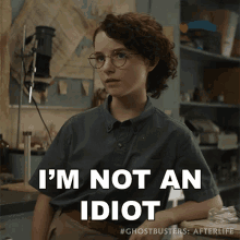 Im Not An Idiot Phoebe GIF - Im Not An Idiot Phoebe Mckenna Grace GIFs
