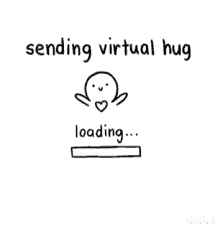 Cute Affection GIF - Cute Affection Sending Virtual Hugs GIFs