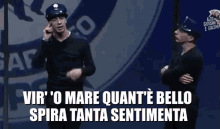 Carabiniere Carabinieri Polizia Aldo Giovanni E Giacomo Segreteria Telefonica Pronto Telefono GIF - Leave A Message Italian Cult Tv Show Comedy GIFs