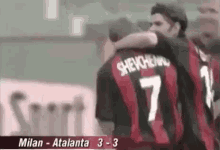Andriy Shevchenko ac Milan Forza Milan GIF - Football Player Italian Football Team GIFs