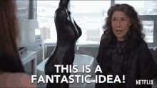 This Is A Fantastic Idea Lily Tomlin GIF - This Is A Fantastic Idea Lily Tomlin Frankie Bergstein GIFs