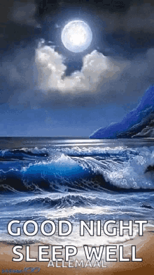 ocean wave full moon endless