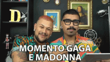 Momento Ga Ga E Madonna Gaga And Madonna Moments GIF - Momento Ga Ga E Madonna Gaga And Madonna Moments Highlights GIFs