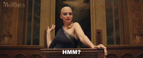 Hmm Grand High Witch GIF - Hmm Grand High Witch Anne Hathaway - Discover   Share GIFs