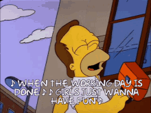 Girls Have Fun Homer Simpson GIF - Girls Have Fun Homer Simpson Homer GIFs