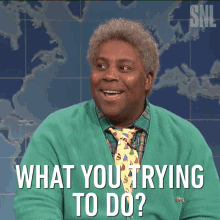 what you trying to do kenan thompson saturday night live what are you up to what are you planning