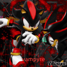 vampyre shadow the hedgehog sonic the hedgehog awesome blingee vampyre shadow the hedgehog sonic the hedgehog awesome blingee