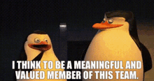 Penguins Of Madagascar Private GIF - Penguins Of Madagascar Private I Think To Be A Meaningful GIFs