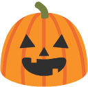 Pumpkin Emoji Sticker - Pumpkin Emoji Laughing Stickers