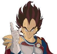 Vegeta Prince Vegeta Sticker - Vegeta Prince Vegeta Aneix Stickers