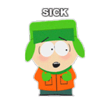 Sick Kyle Broflovski Sticker - Sick Kyle Broflovski South Park Stickers