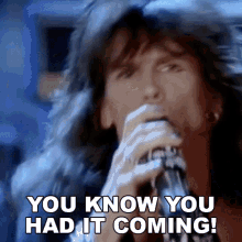 You Know You Had It Coming Steven Tyler GIF - You Know You Had It Coming Steven Tyler Aerosmith GIFs