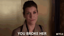You Broke Her Olivia Baker GIF - You Broke Her Olivia Baker Kate Walsh GIFs