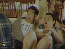 watching horror movie scared fear frightened shock watching horror movie scared fear frightened shock