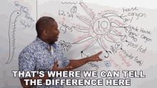 Thats Where We Can Tell The Difference Here James GIF - Thats Where We Can Tell The Difference Here James Jamesesl English Lessons GIFs