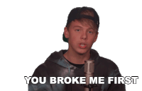 You Broke Me First Carson Lueders Sticker - You Broke Me First Carson Lueders You Broke Me First Song Stickers