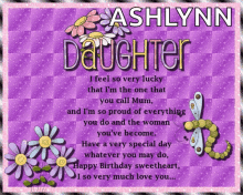 Happy Birthday Daughter GIF - Happy Birthday Daughter Dragonfly GIFs