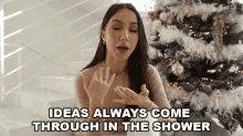 Ideas Always Come Through In The Shower Coco Lili GIF - Ideas Always Come Through In The Shower Coco Lili Thinking In The Shower GIFs