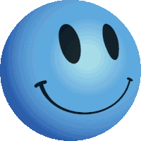 Smileyblue Blueface Sticker - Smileyblue Blue Smile Stickers