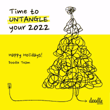 doodle design xmas untangle