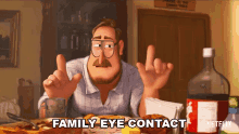 Family Eye Contact The Mitchells Vs The Machines Trailer GIF - Family Eye Contact The Mitchells Vs The Machines Trailer Look In The Eyes GIFs