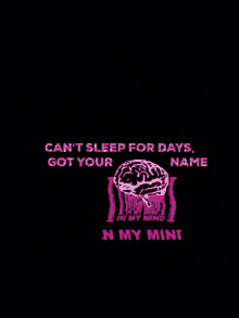 Cant Sleep For Days Got Your Name In My Brain GIF - Cant Sleep For Days Got Your Name In My Brain Insomia GIFs
