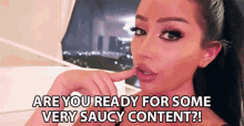 Are You Ready For Some Very Saucy Content Flirty GIF - Are You Ready For Some Very Saucy Content Flirty Alluring GIFs