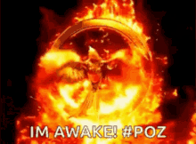 Im Awake Phoenix GIF - Im Awake Phoenix Fire GIFs